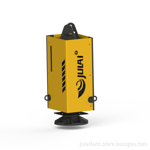 Commercial use of industrial suspension electric fans